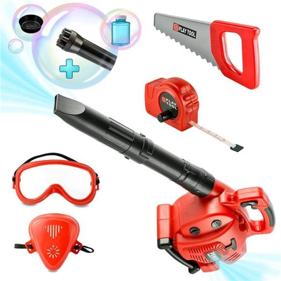 Bubble Machine for Kid, Pretend Play Series Bubble Leaf Blower